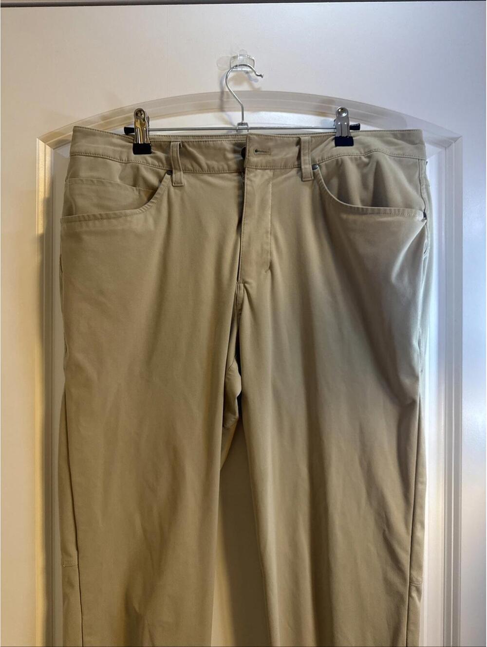 Lululemon ABC Slim-Fit Pant size 34 Warpstreme Tan LM5ADAS